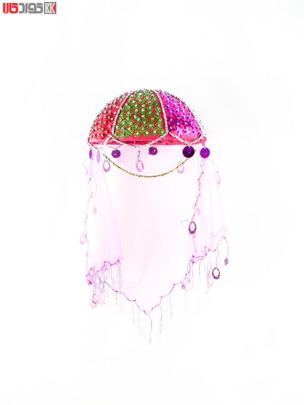 کلاه سنتی دخترانه کردستان طرح مستوره