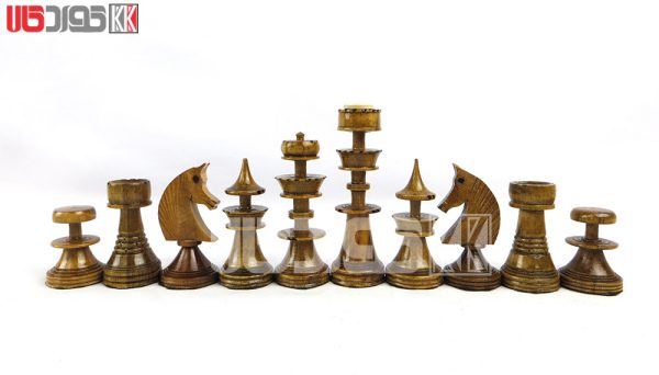 مهره شطرنج چوبی کلاه دار طرح سیروان