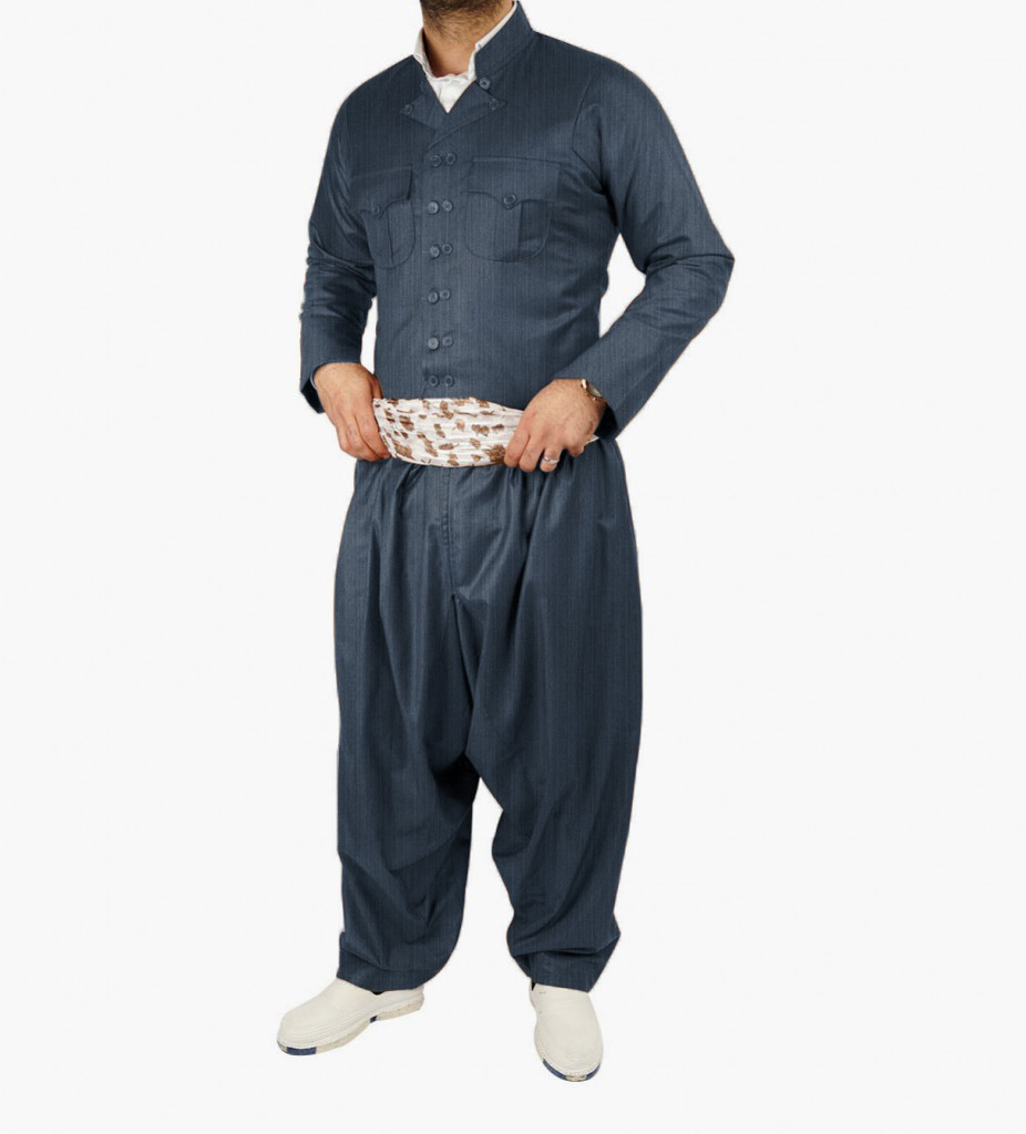 لباس کردی مردانه طرح مهابادی راه راه لباس کردی مردانه طرح مهابادی راه راه