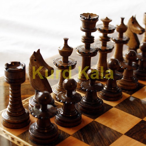 مهره شطرنج چوبی دست ساز طرح کرفتو