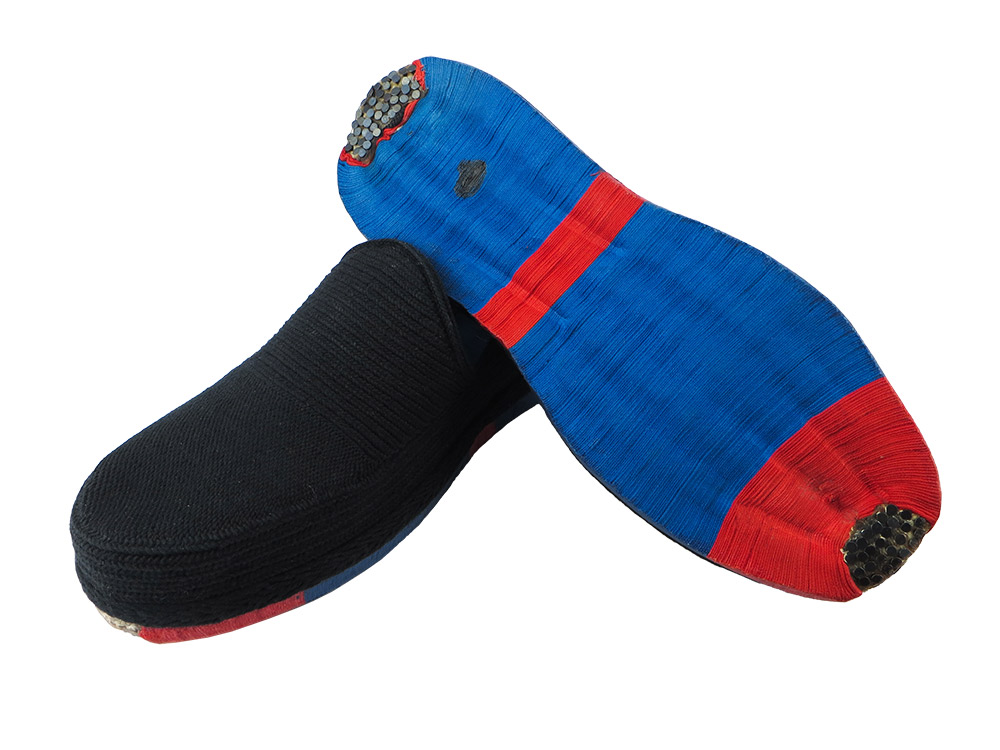 giveh-kelash-Black1 گیوه کلاش شنیا طرح هورامان رنگ مشکی