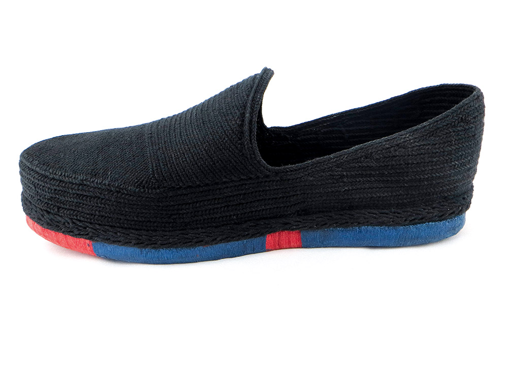 giveh-kelash-Black3 گیوه کلاش شنیا طرح هورامان رنگ مشکی