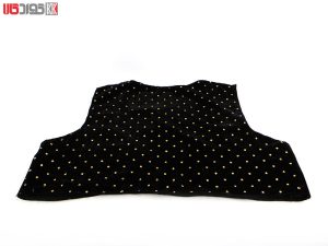 جلیقه زنانه سنتی کردستان طرح سنگ دوزی رنگ مشکی