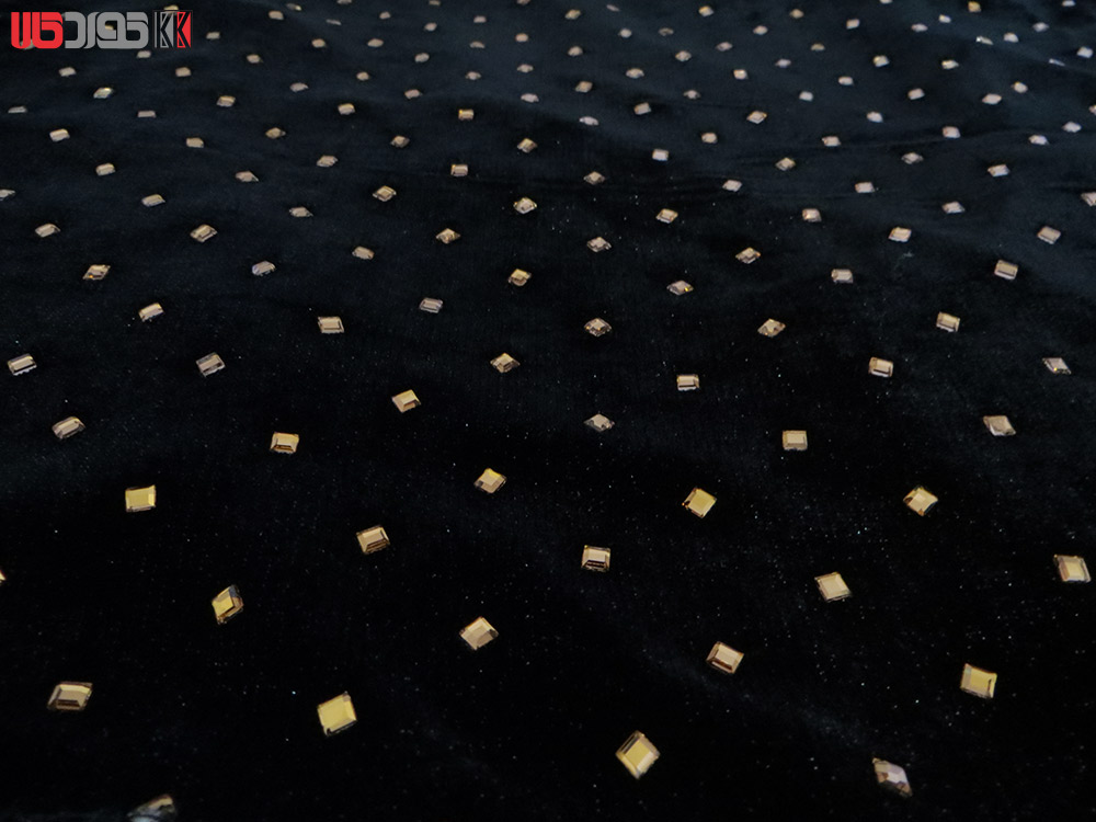 جلیقه زنانه سنتی کردستان طرح سنگ دوزی رنگ مشکی