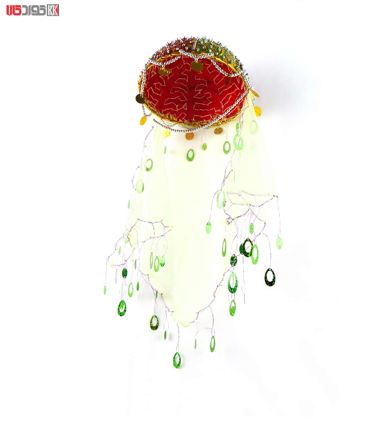 کلاه سنتی دخترانه کردستان طرح روژا کلاه سنتی دخترانه کردستان طرح روژا