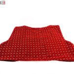 جلیقه زنانه سنتی کردستان طرح سنگ دوزی رنگ قرمز
