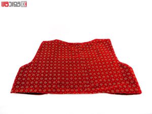 جلیقه زنانه سنتی کردستان طرح سنگ دوزی رنگ قرمز