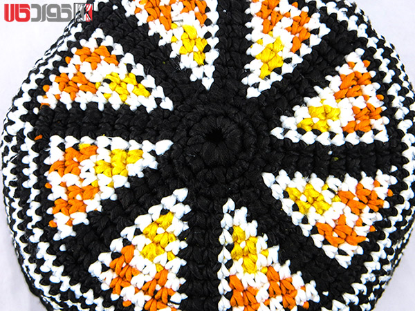 کلاه سنتی مردانه کردستان طرح اردلان کلاه سنتی مردانه کردستان طرح اردلان