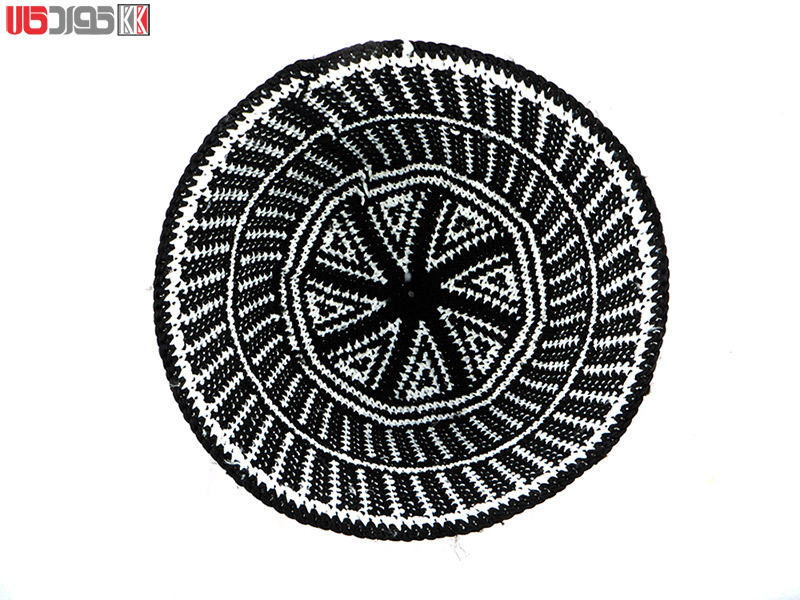 کلاه سنتی مردانه کردستان طرح هژار