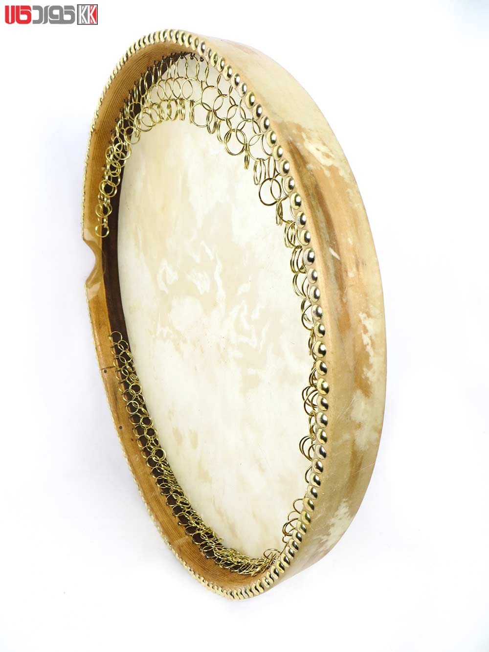 دف پوستی ابروبادی استاد حیدر محمدی طرح طوق ساده دف پوستی ابروبادی استاد حیدر محمدی طرح طوق ساده