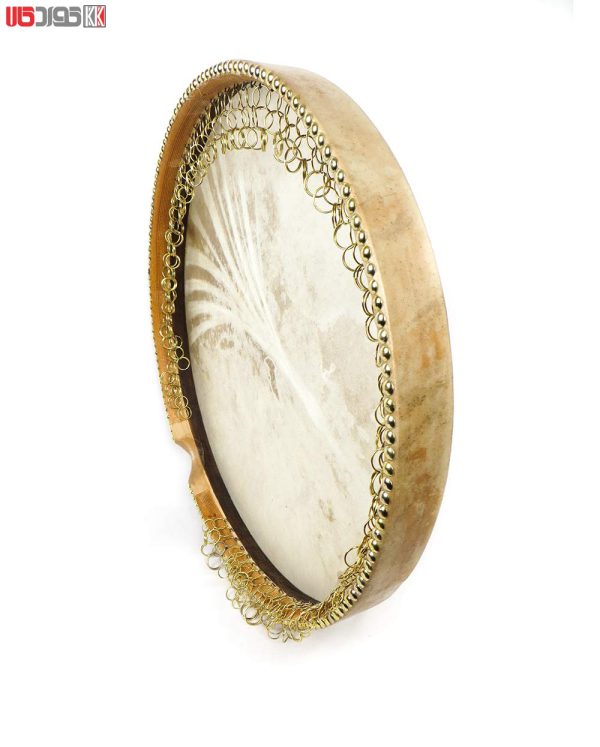 دف پوستی نیمه خورشیدی ابروبادی استاد حیدر محمدی کمانه ساده