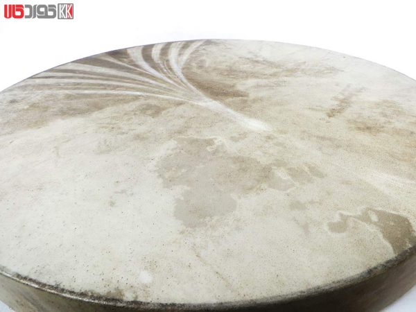 دف پوستی نیمه خورشیدی ابروبادی استاد حیدر محمدی کمانه ساده