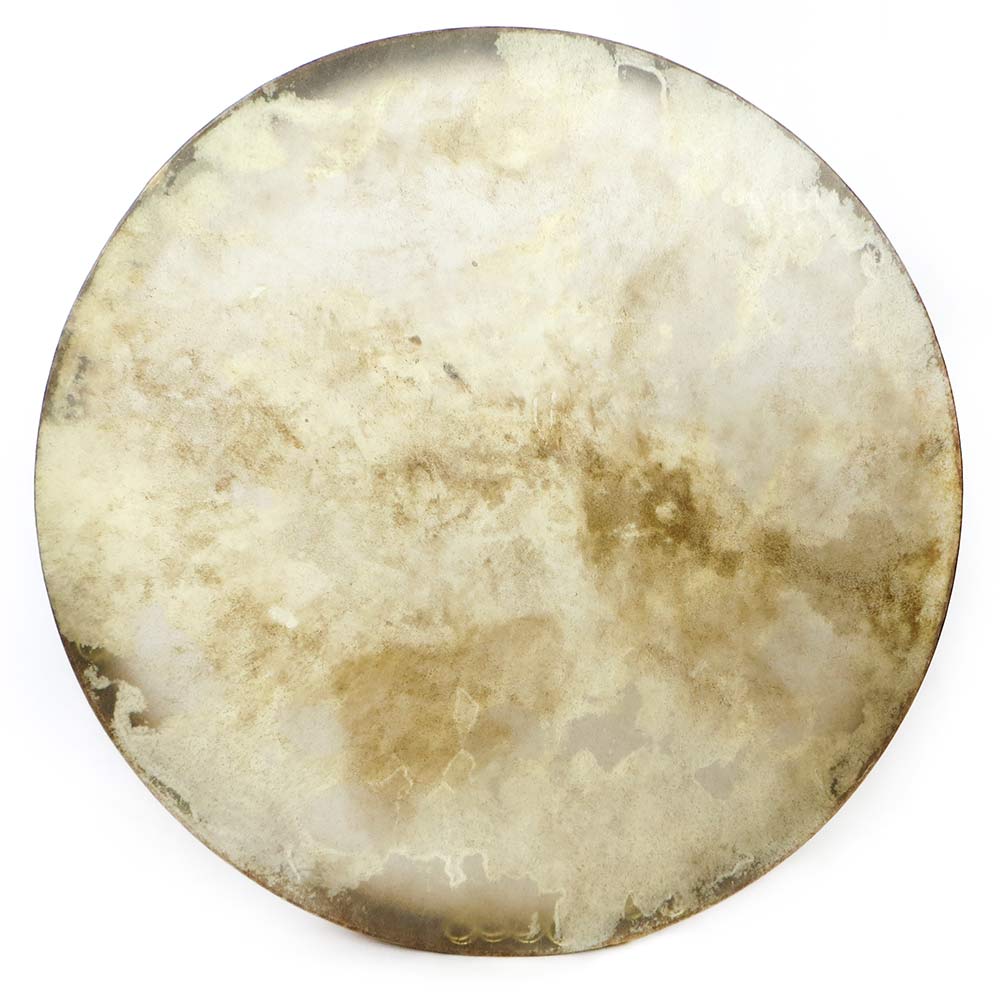 دف پوستی ابروبادی قهوه ای استاد حیدر محمدی طرح طوق ساده دف پوستی ابروبادی قهوه ای استاد حیدر محمدی طرح طوق ساده