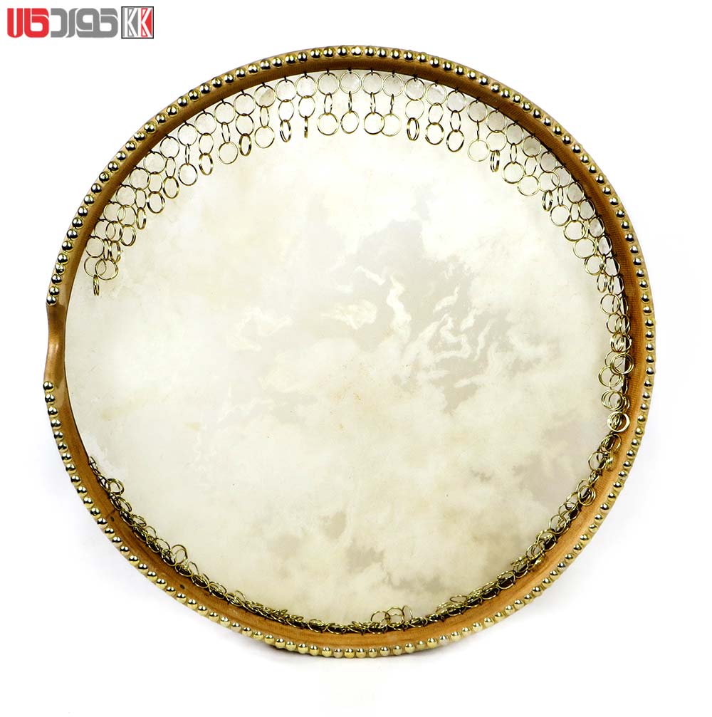 دف پوستی ابروبادی استاد حیدر محمدی طرح طوق ساده دف پوستی ابروبادی استاد حیدر محمدی طرح طوق ساده