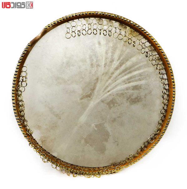 دف پوستی نیمه خورشیدی ابروبادی استاد حیدر محمدی کمانه ساده