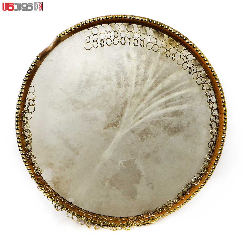 دف پوستی نیمه خورشیدی ابروبادی استاد حیدر محمدی طرح طوق ساده دف پوستی نیمه خورشیدی ابروبادی استاد حیدر محمدی طرح طوق ساده