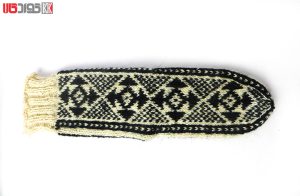 جوراب پشمی مردانه دستبافت سنتی کردستان کد 103 سایز 38-39