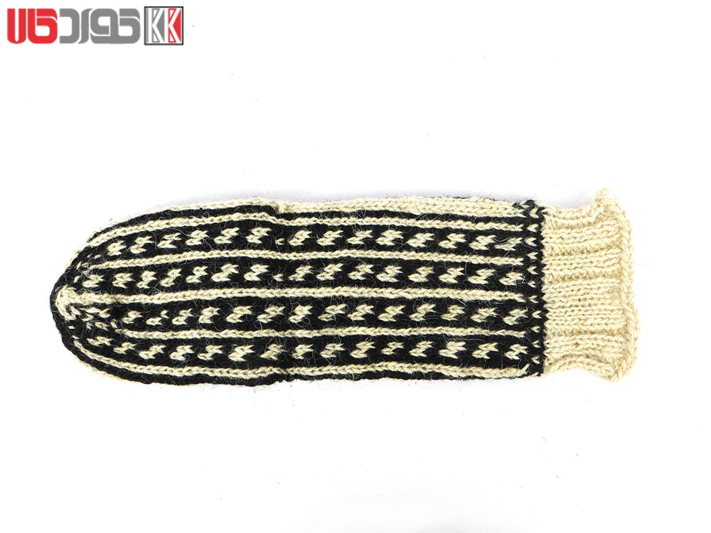 جوراب پشمی مردانه دستبافت سنتی کردستان کد 109 جوراب پشمی مردانه دستبافت سنتی کردستان کد 109