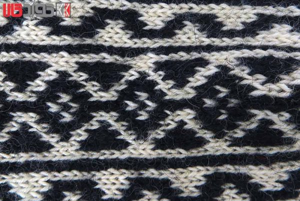 جوراب پشمی مردانه دستبافت سنتی کردستان کد 110
