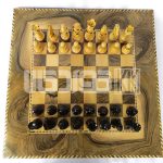 مهره شطرنج چوبی ساده طرح زریبار