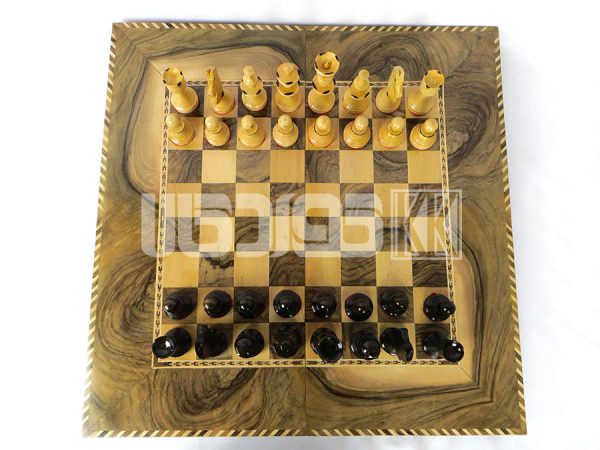 مهره شطرنج چوبی ساده طرح زریبار