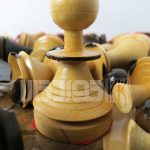 مهره شطرنج چوبی ساده طرح زریبار
