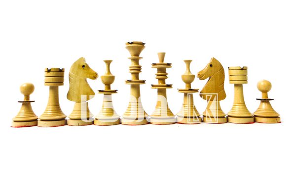 مهره شطرنج چوبی ساده طرح زریبار