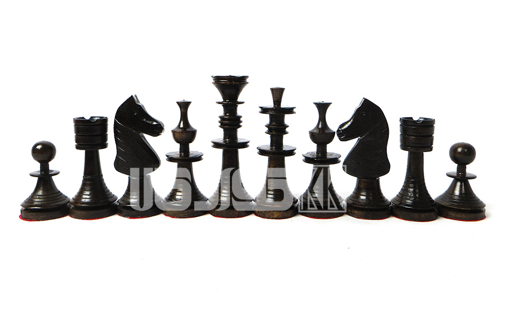 مهره شطرنج چوبی ساده طرح زریبار مهره شطرنج چوبی ساده طرح زریبار