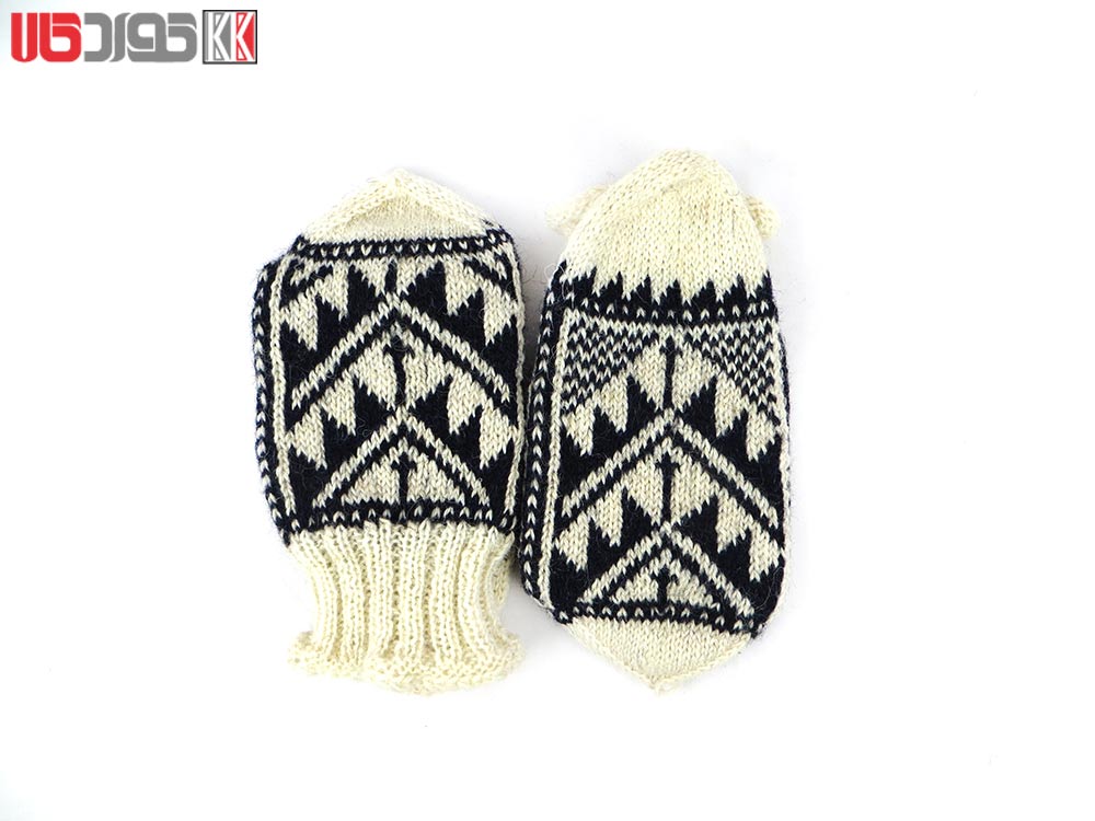 جوراب پشمی مردانه دستبافت سنتی کردستان کد 113 جوراب پشمی مردانه دستبافت سنتی کردستان کد 113