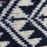 جوراب پشمی مردانه دستبافت سنتی کردستان کد 113 سایز 42-43