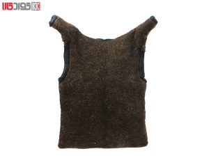 جلیقه نمدی کردستان(فرنجی هورامان) مردانه قهوه ای