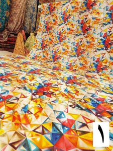 پارچه لباس کردی زنانه حریر۳ بعدی اورجینال کد M-111