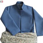 لباس کردی پسرانه مدل نچیری رنگ سرمه ای سایز 55 مناسب سن 3 سال