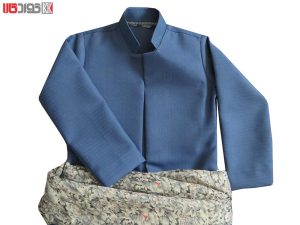 لباس کردی پسرانه مدل نچیری رنگ سرمه ای سایز 55 مناسب سن 3 سال