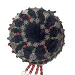 کلاه سنتی زنانه کردستان طرح دلووان