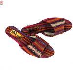 صندل زنانه سنتی کردستان طرح جاجیم سایز 40