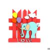 آویز جاکلیدی دیواری چوبی فانتزی کد 101