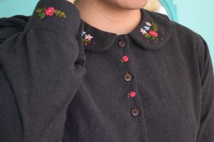 مانتو نخی زنانه کد 101