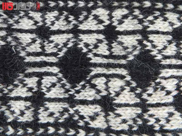 جوراب پشمی مردانه دستبافت سنتی کردستان کد 114