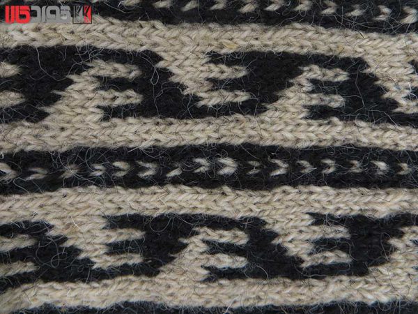 جوراب پشمی مردانه دستبافت سنتی کردستان کد 115 سایز 40-41