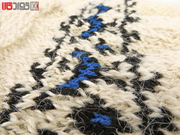 جوراب پشمی زنانه دستبافت سنتی کردستان کد 115