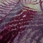 پارچه لباس زنانه حریر سیم دار سرخابی 3.5 متری