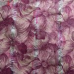 پارچه لباس زنانه حریر سیم دار سرخابی 3.5 متری