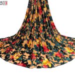 پارچه لباس زنانه مخمل سنگ دار سبز 2 متری