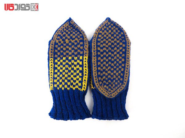 جوراب پشمی زنانه دستبافت سنتی کردستان کد 117