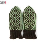 جوراب پشمی زنانه دستبافت سنتی کردستان کد 118