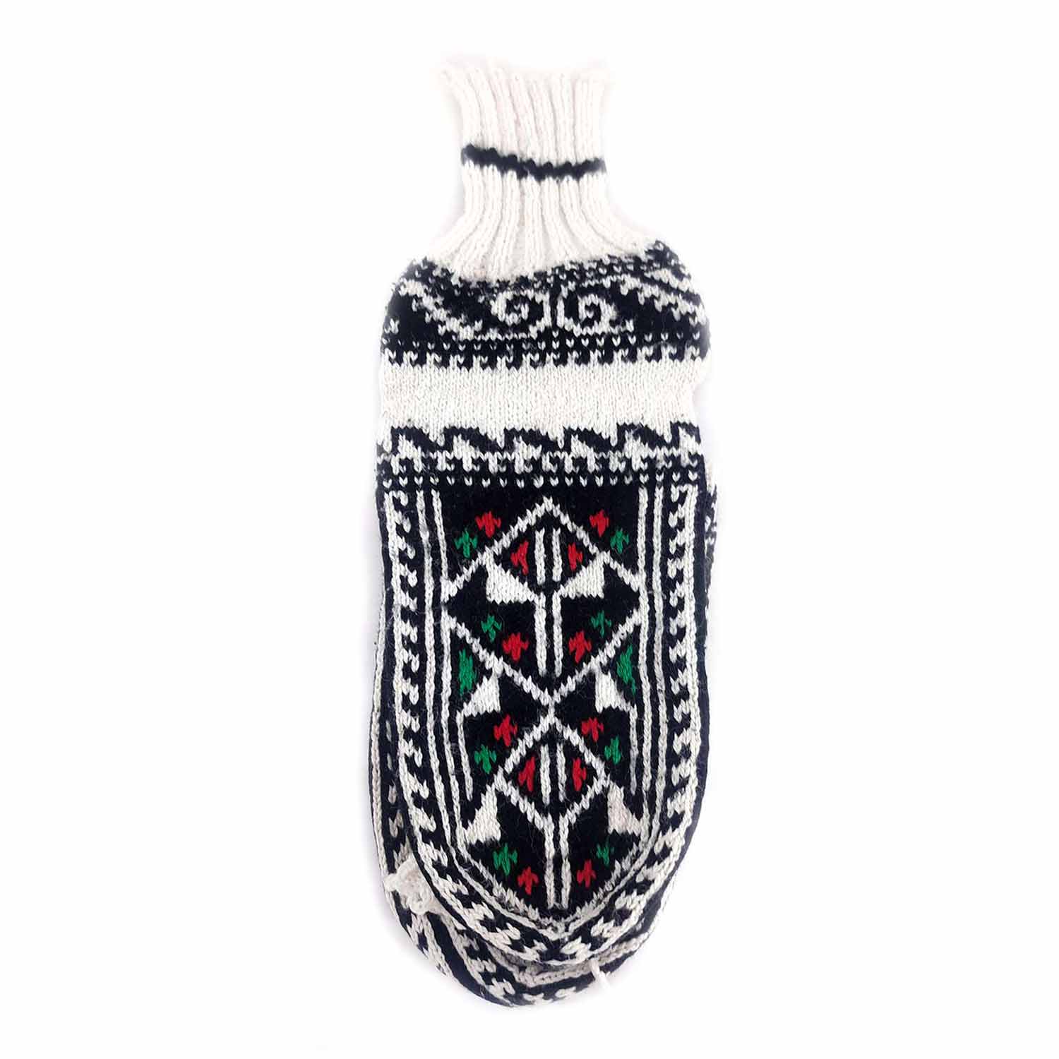 جوراب دست بافت کاموایی ساقدار کد 243 سایز 39-40