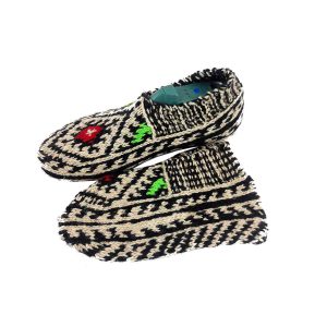 جوراب بافتنی کاموایی زنانه کردستان کد 23