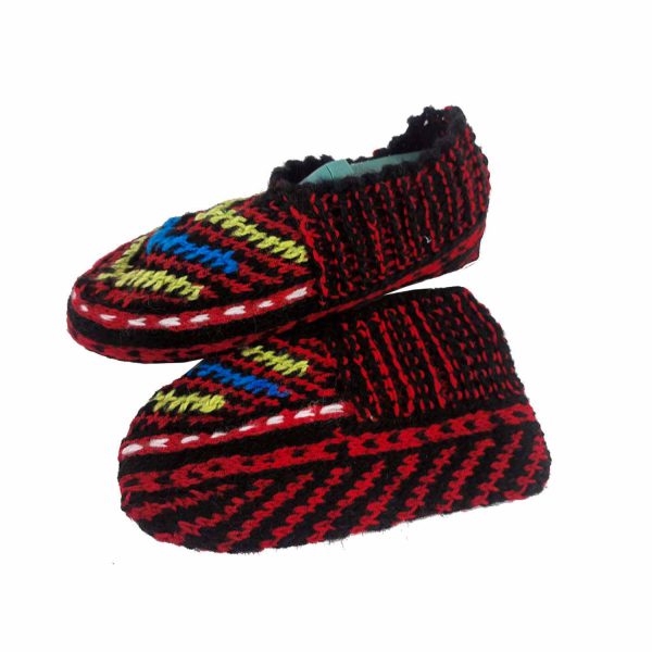 جوراب بافتنی کاموایی زنانه کردستان کد 24