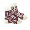 جوراب پنبه پلی استر بچه گانه دستباف سنتی کردستان کد 1
